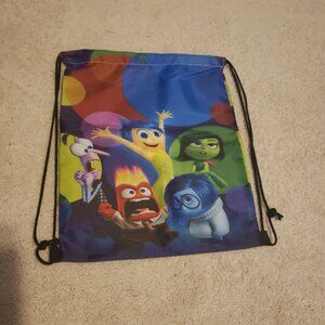 Disney Inside Out Drawstring Bag School Backpack 12.5" x 11"